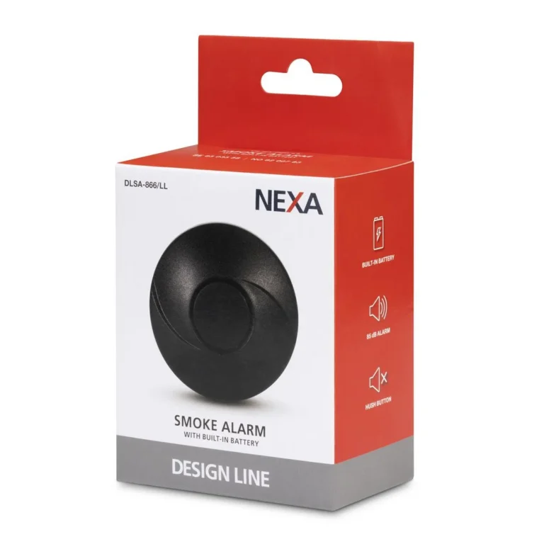 Røykvarsler NEXA Li/batteri sort - Bilde 4