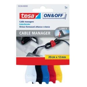Borrelåstape TESA cable managers (5)