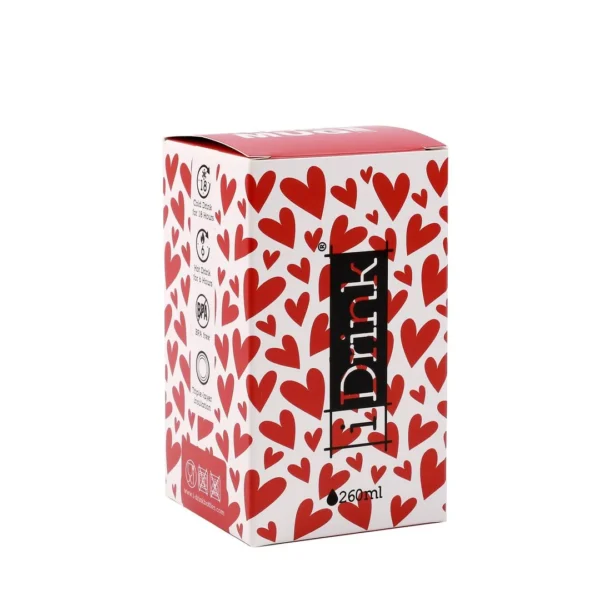 Termokopp IDRINK 260ml hjerter