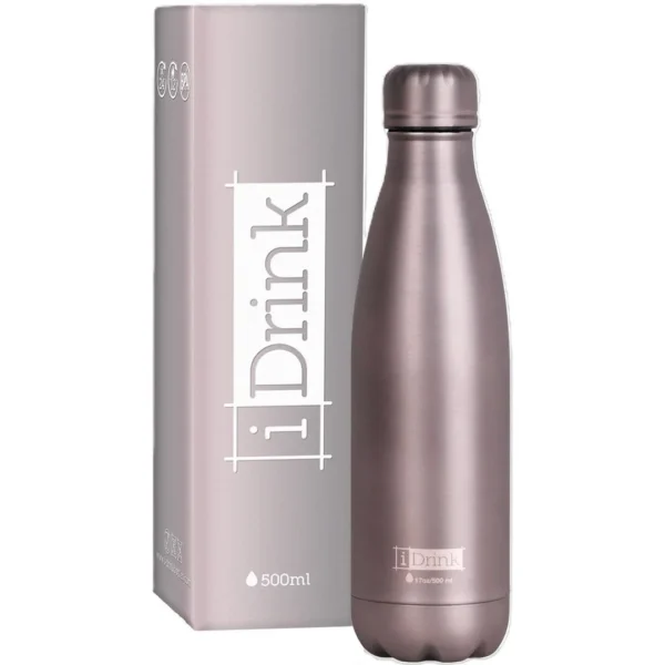 Termoflaske IDRINK 500ml metallisk grå
