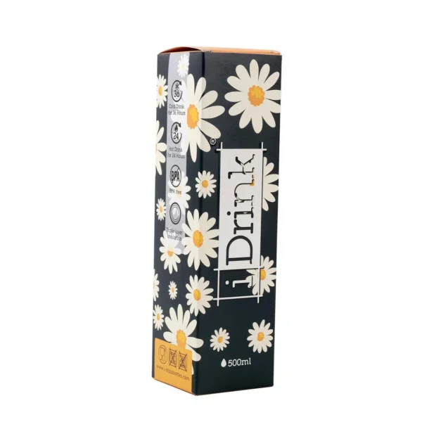 Termoflaske IDRINK 500ml blomster