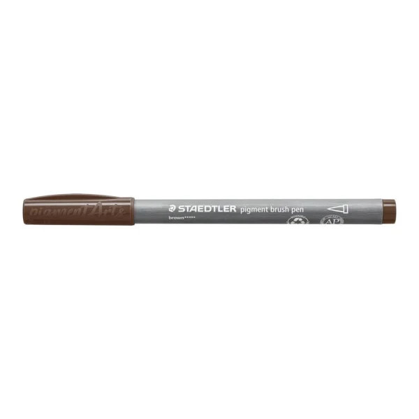 Fiberpenn STAEDTLER brush brun
