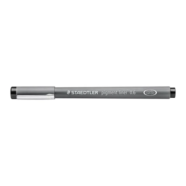 Fiberpenn STAEDTLER 0,6mm sort