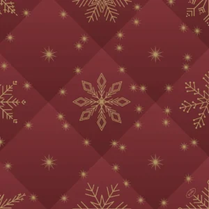 Serviett DUNISOFT 40cm Rhombus rød (60)