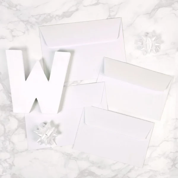 Konvolutt POLLEN 90x140mm hvit (20)