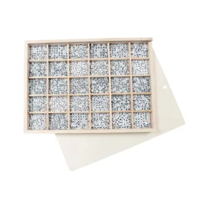 Perler PLAYBOX hvit/bokstav i eske(1500)