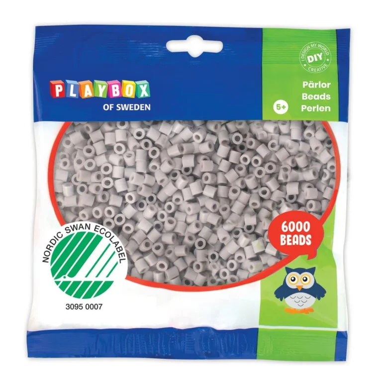 Perler PLAYBOX grå (6 000)