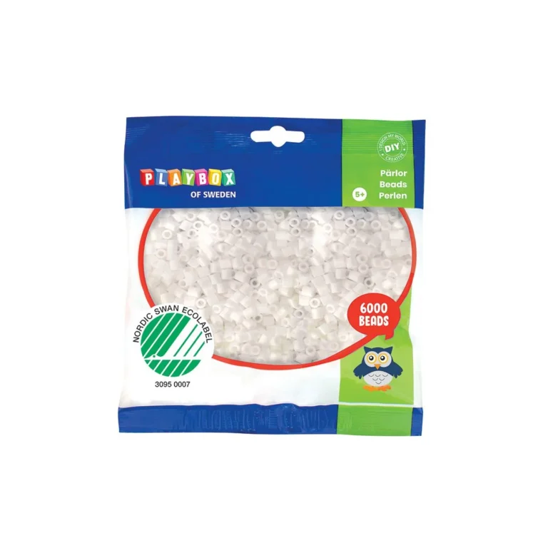 Perler PLAYBOX hvit (6 000)