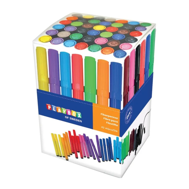 Tusj PLAYBOX jumbo 12 farger ass (42)