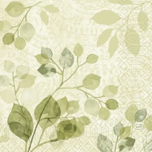 Serviett DUNI 3L 33cm Paisley leaf (50)