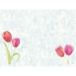 Bordbrikke DUNICEL 30x40cm Tulips (100)