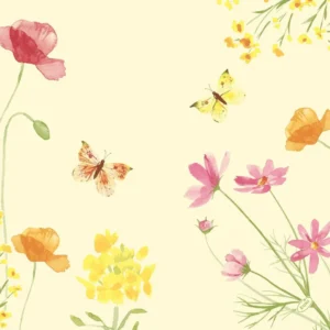 Serviett DUNISOFT 40cm Poppy field (60)