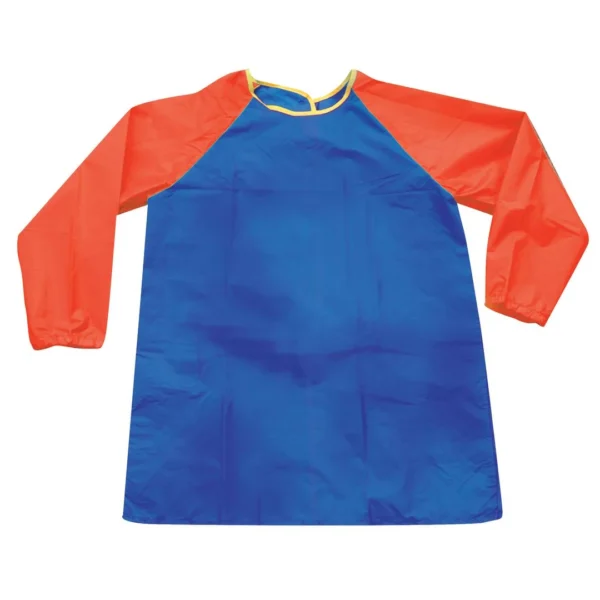 Maleforkle PLAYBOX 3-5 år 57cm rød/blå