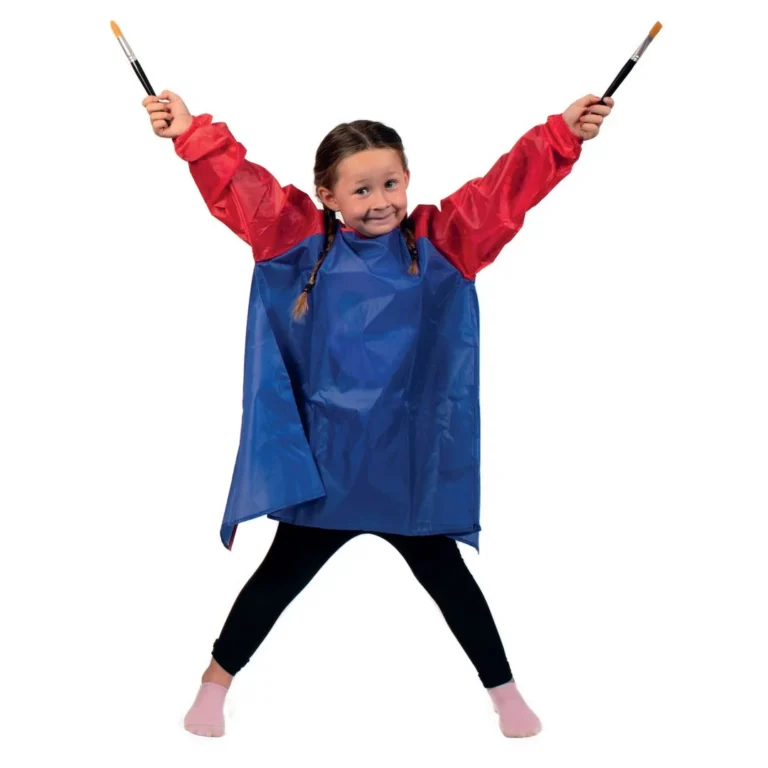 Maleforkle PLAYBOX 3-5 år 57cm rød/blå - Bilde 3