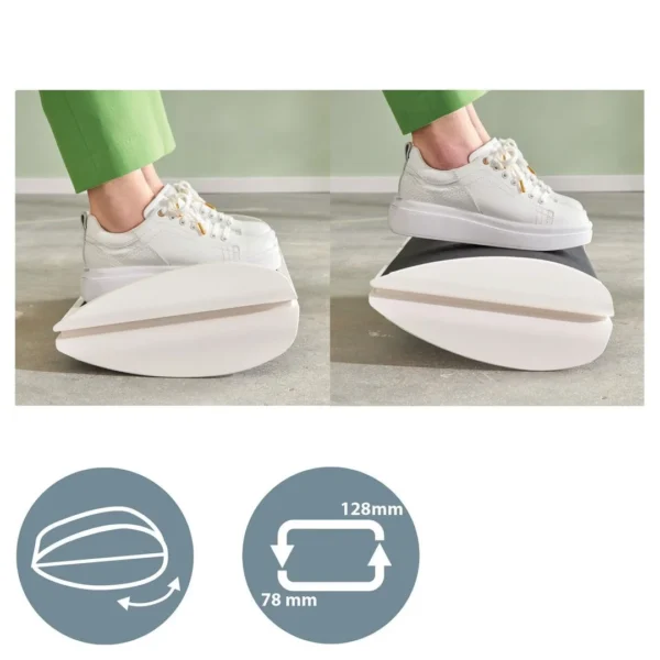 Fotstøtte LEITZ Ergo justerbar Lys Grå