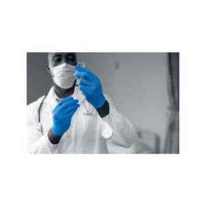 Hanske UNICARE nitril u/p M blå (100)