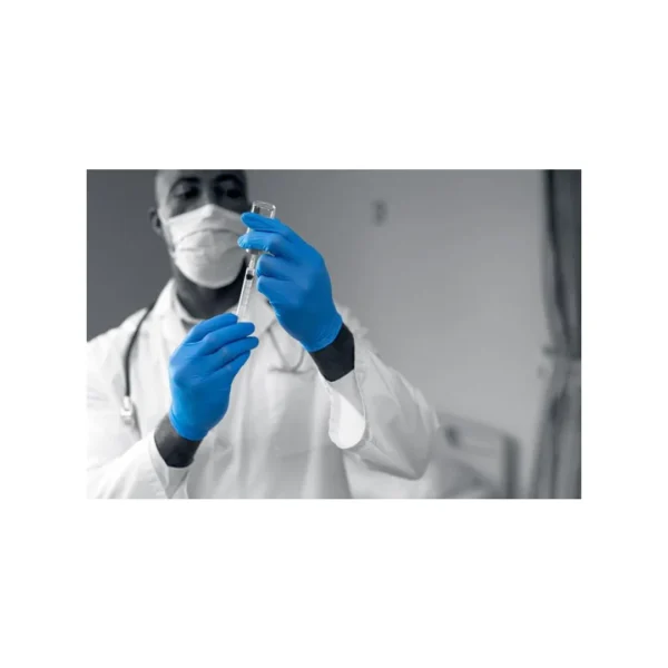 Hanske UNICARE nitril u/p S blå (100)