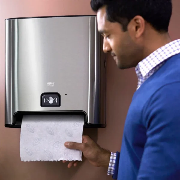 Dispenser TORK sensor håndtørk H1 stål