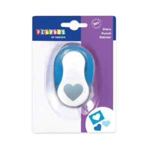 Stansesett PLAYBOX hjerte 2,5cm