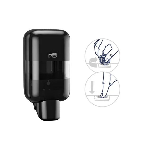 Dispenser TORK skum/flyt S5 mini sort
