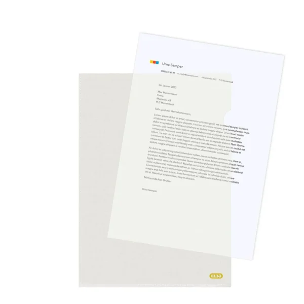 Plastomslag ELBA A4 80my (100)