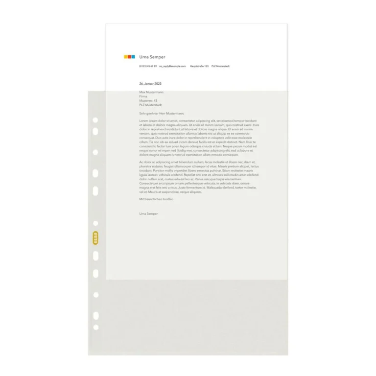 Plastlomme ELBA A4 topp 80my (100) - Bilde 2