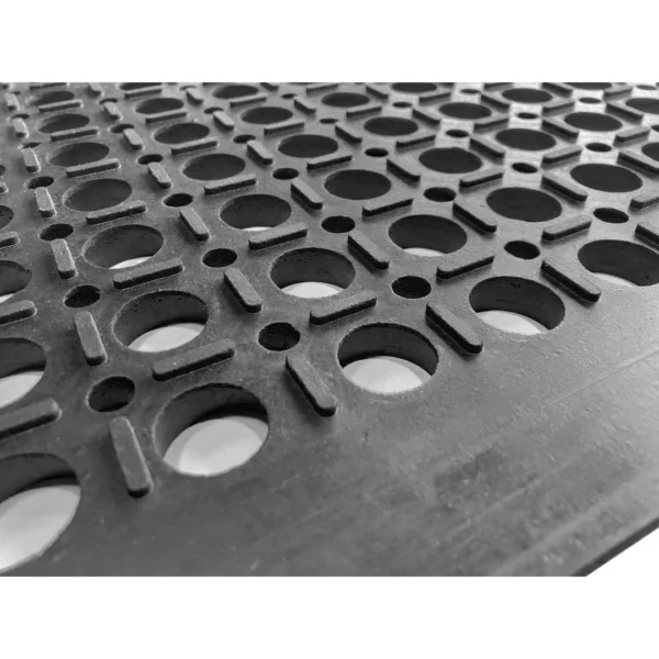 Avskrapningsmatte Yoga L 91x152cm sort