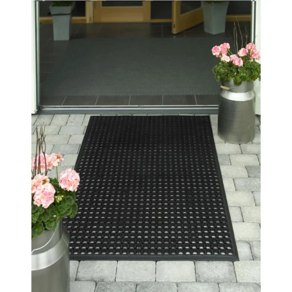 Avskrapningsmatte Yoga L 91x152cm sort