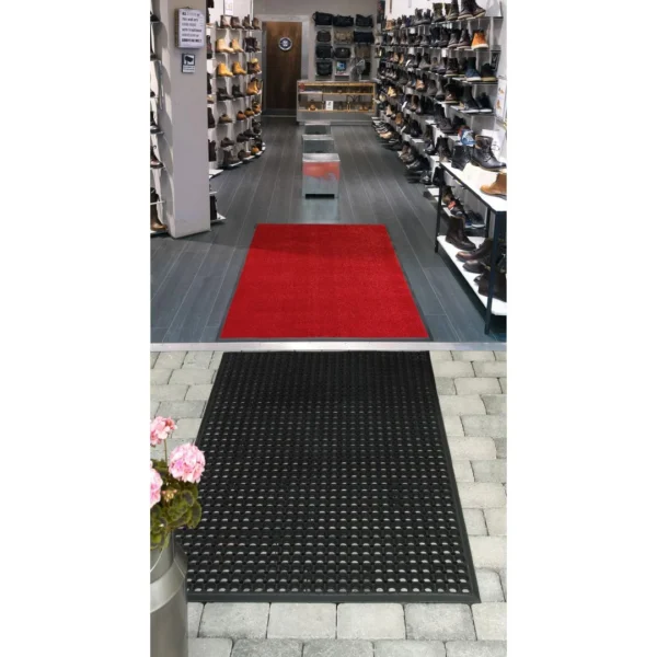 Avskrapningsmatte Yoga L 91x152cm sort