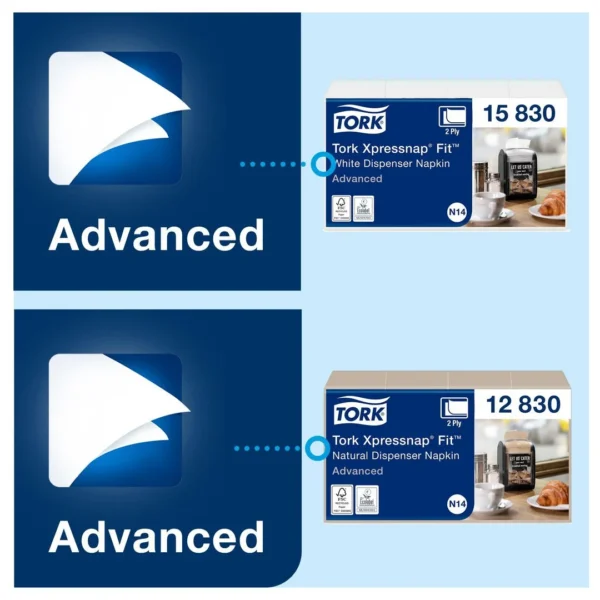 Serviettdispenser TORK N14 bord sort