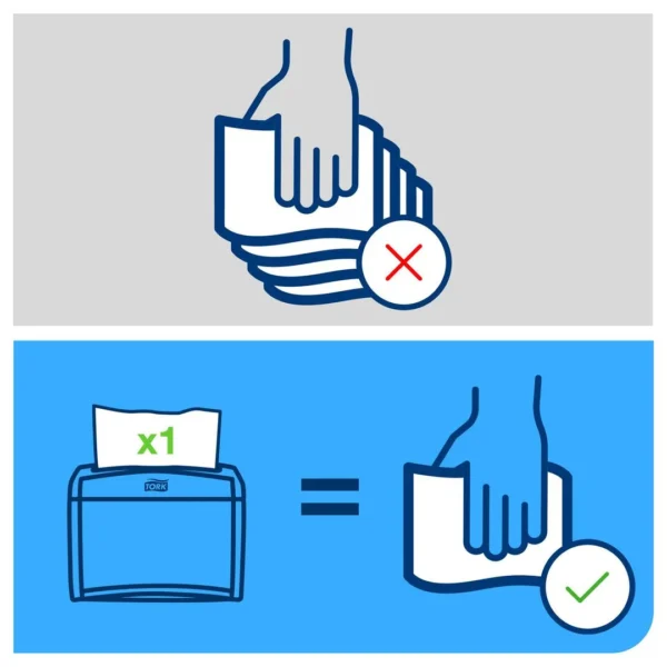 Serviettdispenser TORK N4 bord sort