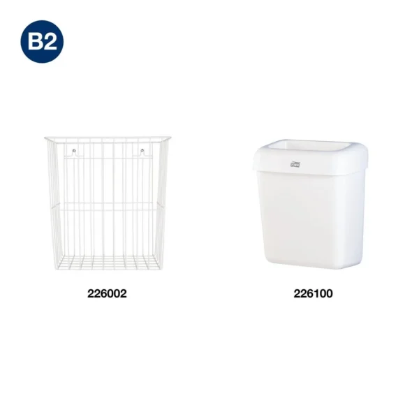 Avfallspose TORK 20L B2 hvit (1000)