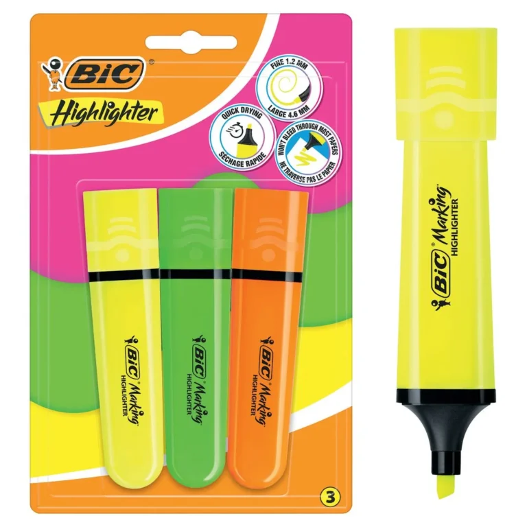 Tekstmarker BIC Brite Liner ass (3)