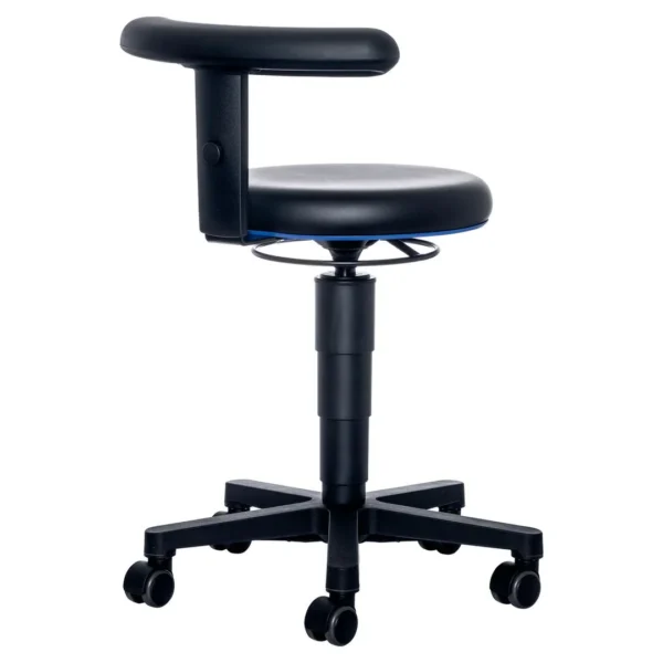 Industristol BIMOS Helse F 9463 sort/blå