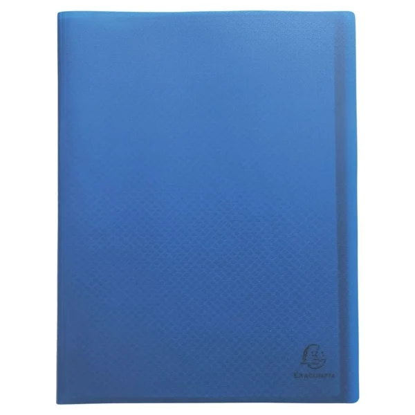 Presentasjonsmappe EXACOMPTA A4 30l blå