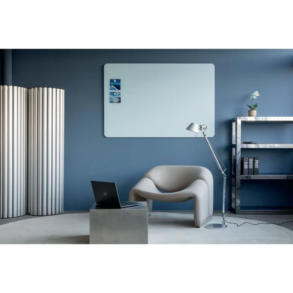 Glassboard LEGAMASTER 90x120cm blå