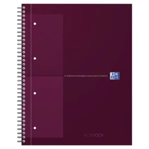 Notatbok OXFORD Int. A4+ ruter rød