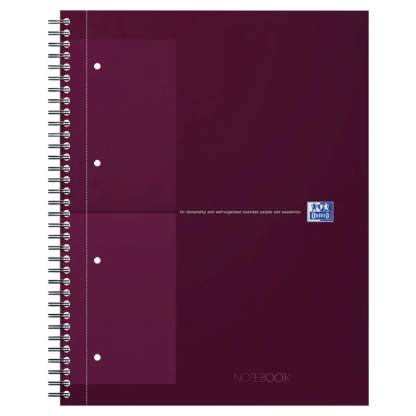 Notatbok OXFORD Int. A4+ ruter rød