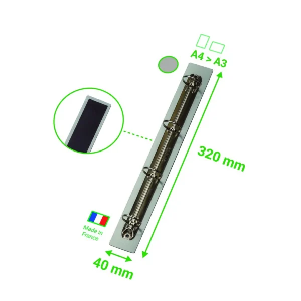 Arkivmekanisme DJOIS 4 ringer magnetisk