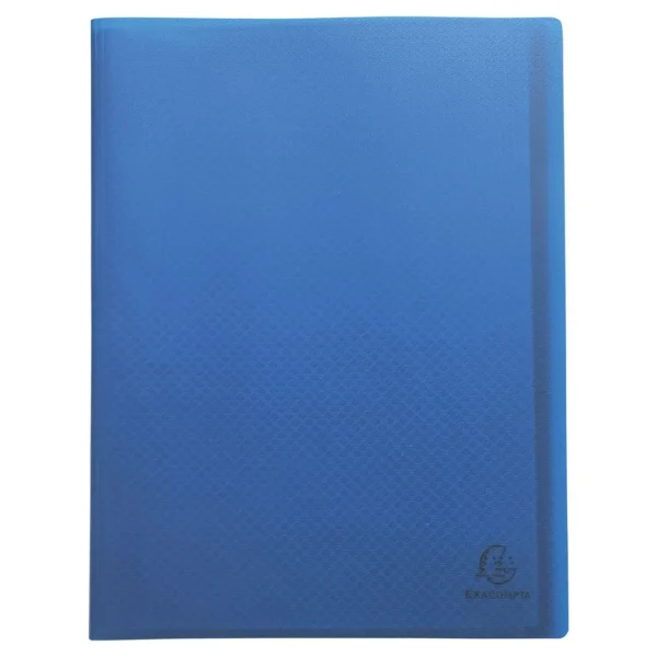 Presentasjonsmappe EXACOMPTA A4 20l blå
