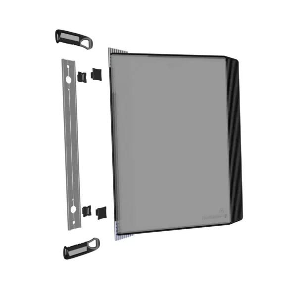 Veggstativ DJOIS A4 10 lommer PP sort