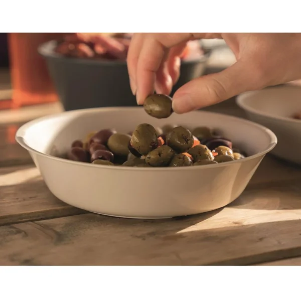 Tallerken dyp DUNI ReDine PP beige (6)