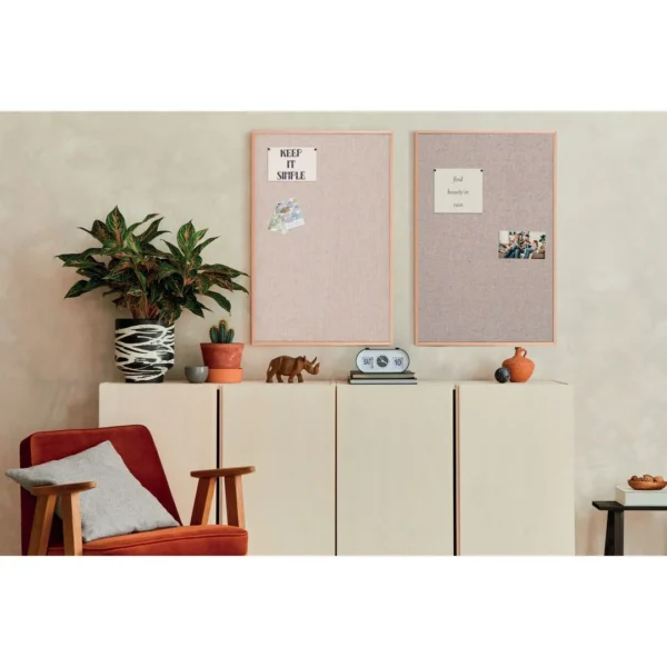 Oppslagstavle EARTH 58,5x88,5cm beige