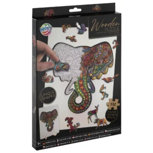 Puslespill GRAFIX elefant 132 biter