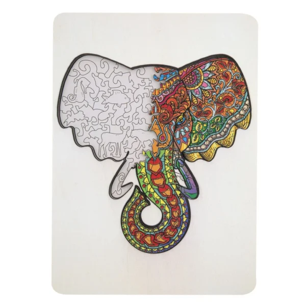 Puslespill GRAFIX elefant 132 biter