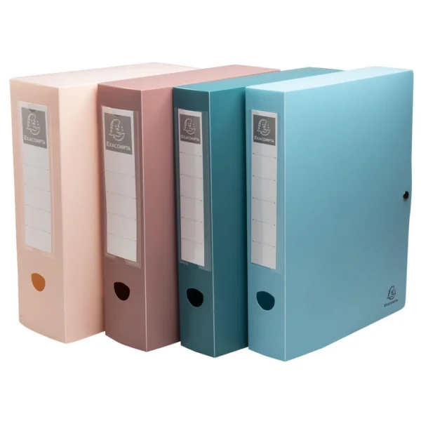 Dokumentboks EXACOMPTA Skandi A4 ass (8)