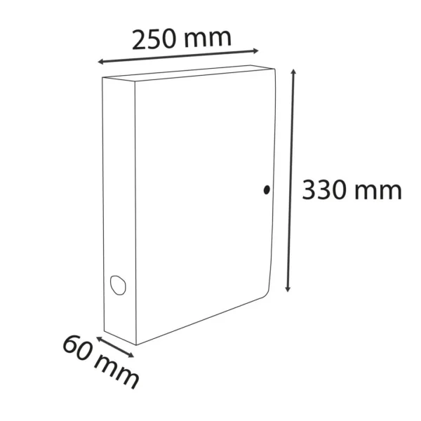 Dokumentboks EXACOMPTA Skandi A4 ass (8)