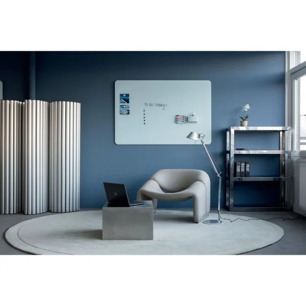 Glassboard LEGAMASTER 100x150cm blå