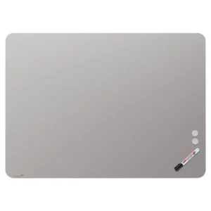 Glassboard LEGAMASTER 90x120cm grå