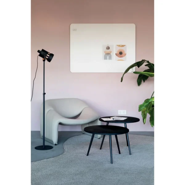 Glassboard LEGAMASTER 90x120cm grå